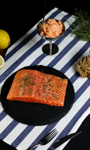 lightly salted salmon bali premium sliced