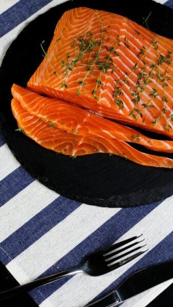seafood supplier bali – premium weakly salted salmon fillet for restaurants and villas
