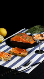 lightly salted salmon bali