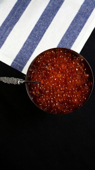 salmon caviar bali – fresh ikura bowl from premium seafood supplier