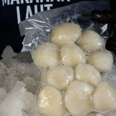 vacuum packed scallops bali – sashimi grade alaska scallops ready for delivery