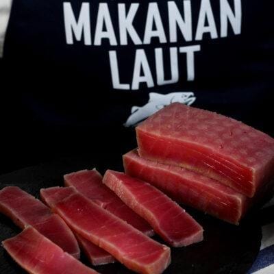 Bali smoked tuna slices ready to eat