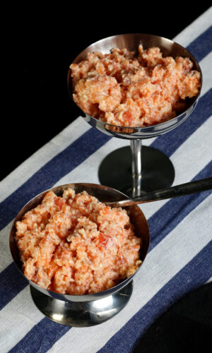 double smoked salmon spread portion bali