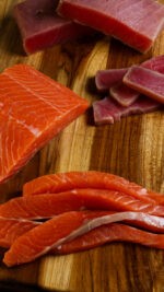 smoked salmon and smoked tuna set bali