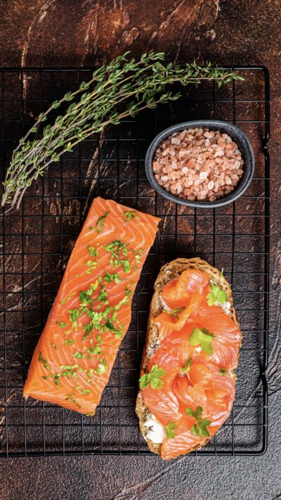 salmon lovers set bali