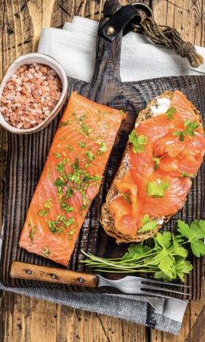 salmon lovers set bali