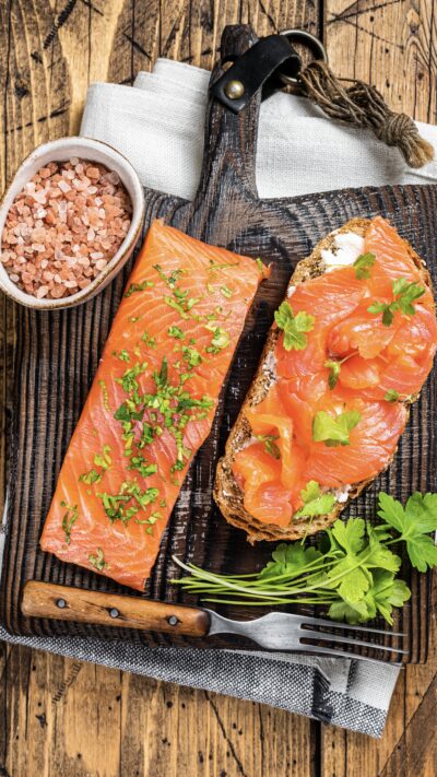 salmon lovers set bali