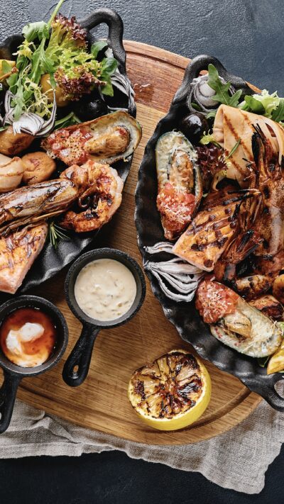 bbq seafood set bali grilled seafood platter