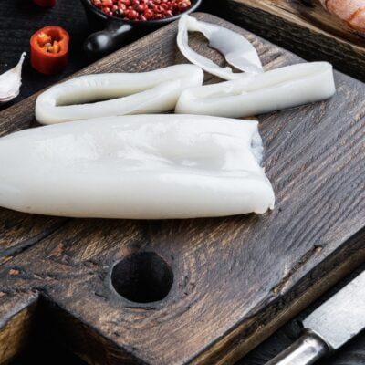 Wild-caught calamari squid tubes Bali 4–6 pcs pack