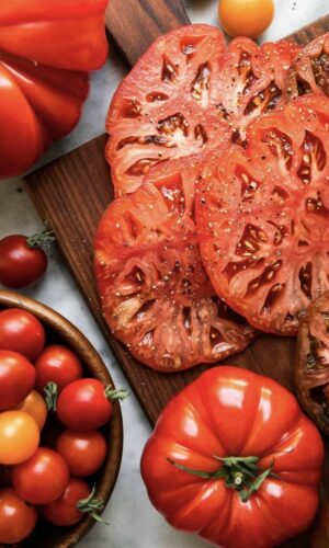 fresh organic tomatoes in Bali