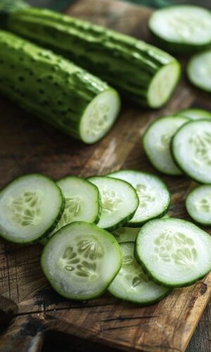 fresh natural cucumbers bali