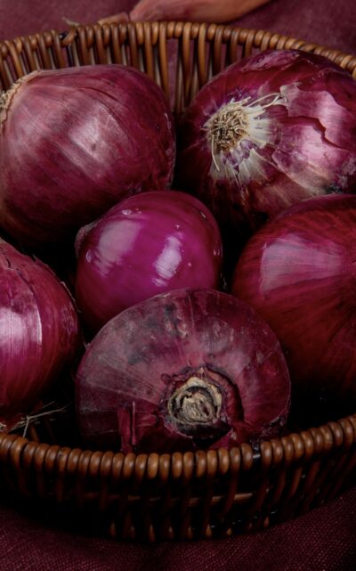 farm fresh red onions bali