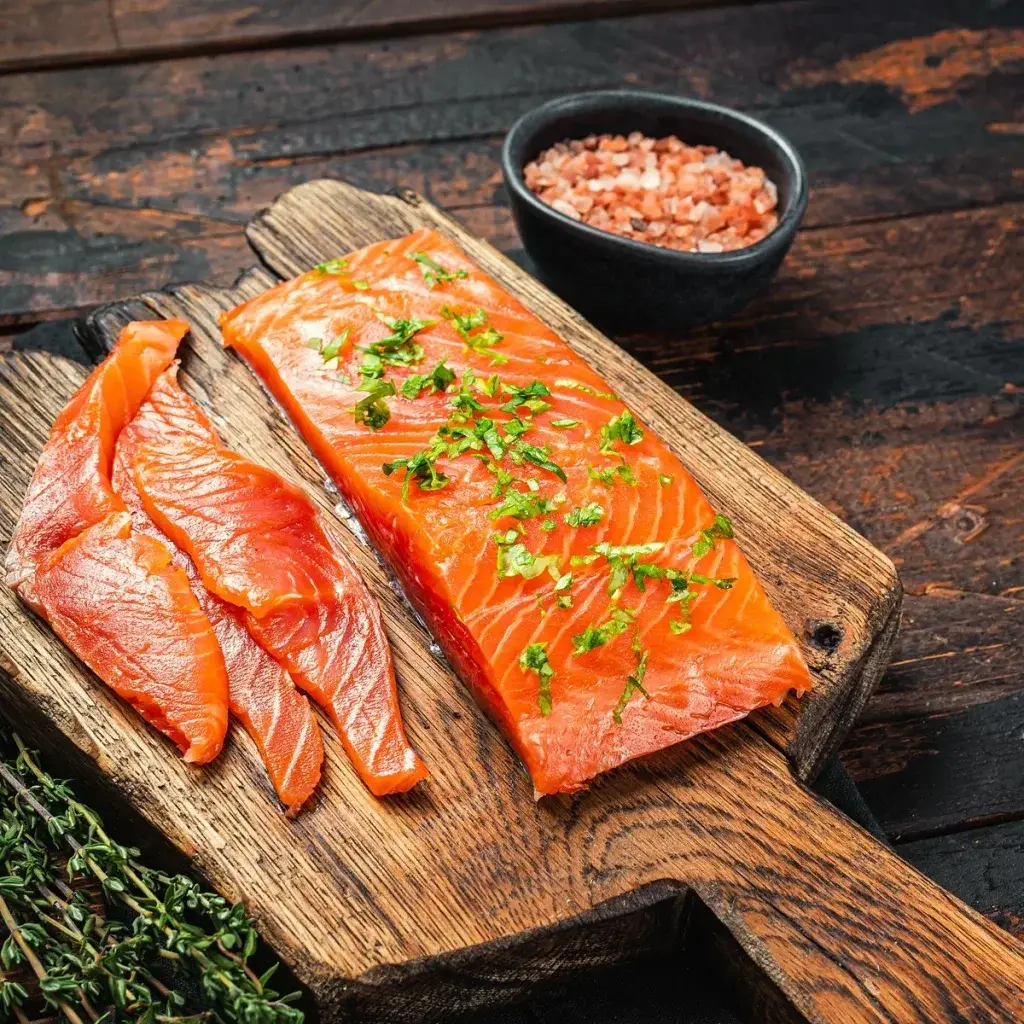 lightly salted salmon bali