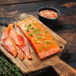 lightly salted salmon bali