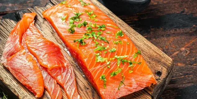 lightly salted salmon bali