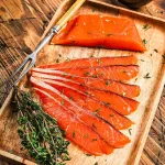 premium lightly salted salmon bali