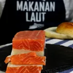 smoked salmon and oilfish roll bali – red and white roll